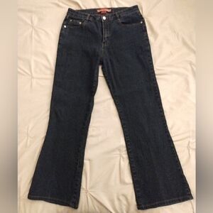 Cos Jeans Women's Bootcut Embroidered Stretch Denim Jeans Size 8